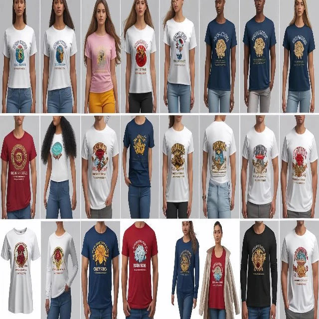 T-Shirts Mockup Design Collection – Realistic Shirt Mockups for Branding, Marketing & Presentations