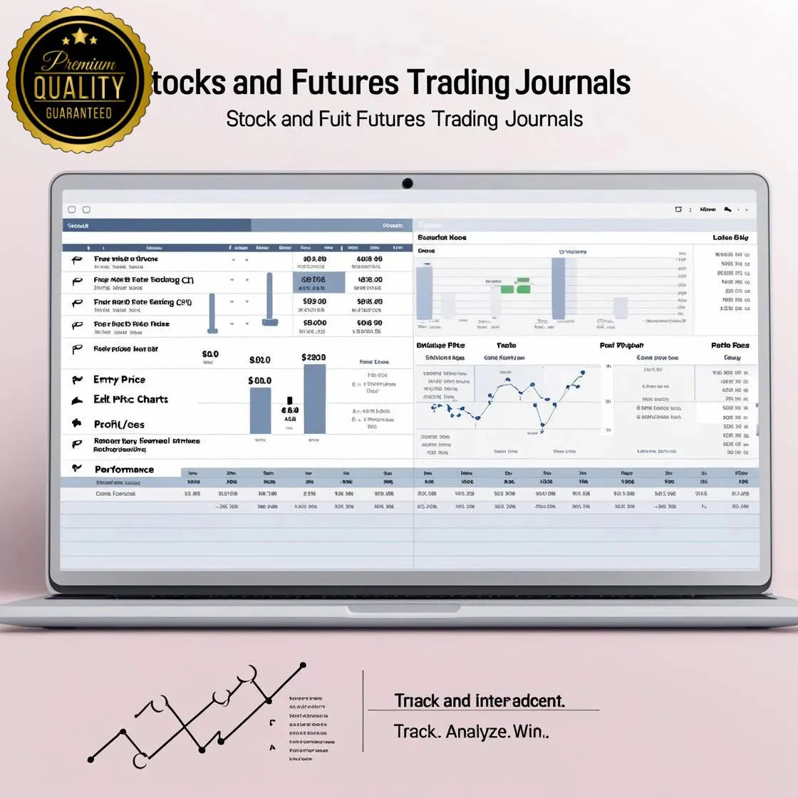 Stocks and Futures Trading Journals – Pro Spreadsheet to Track, Analyze & Optimize Your Trades