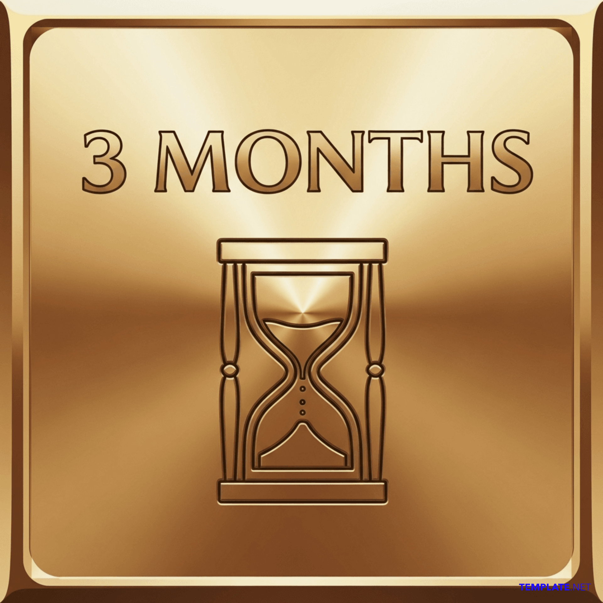 3 Months Service & Progression Badges