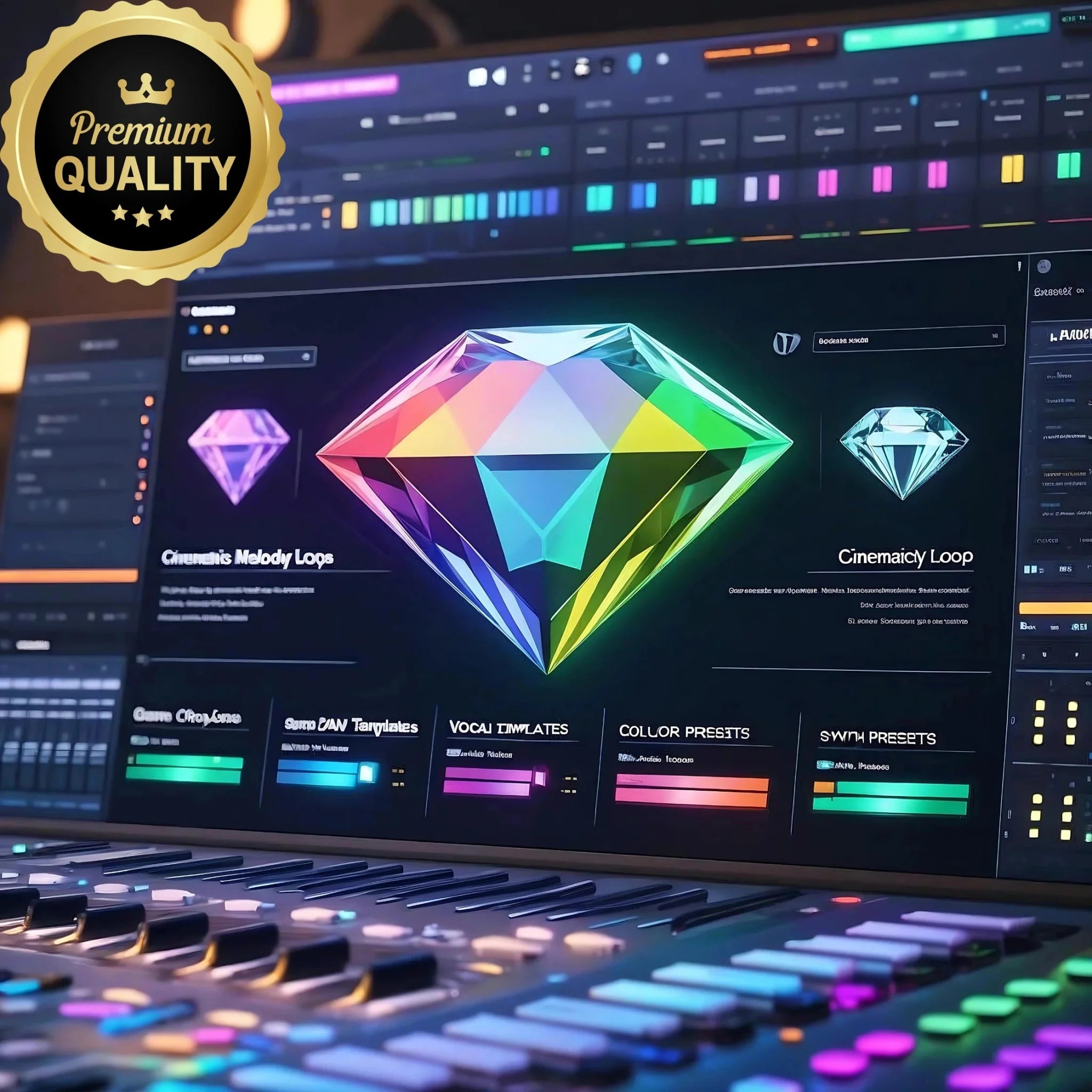 Producer Diamond Collection – Elite Sound Kit with Premium Samples, Presets, Templates & Stems