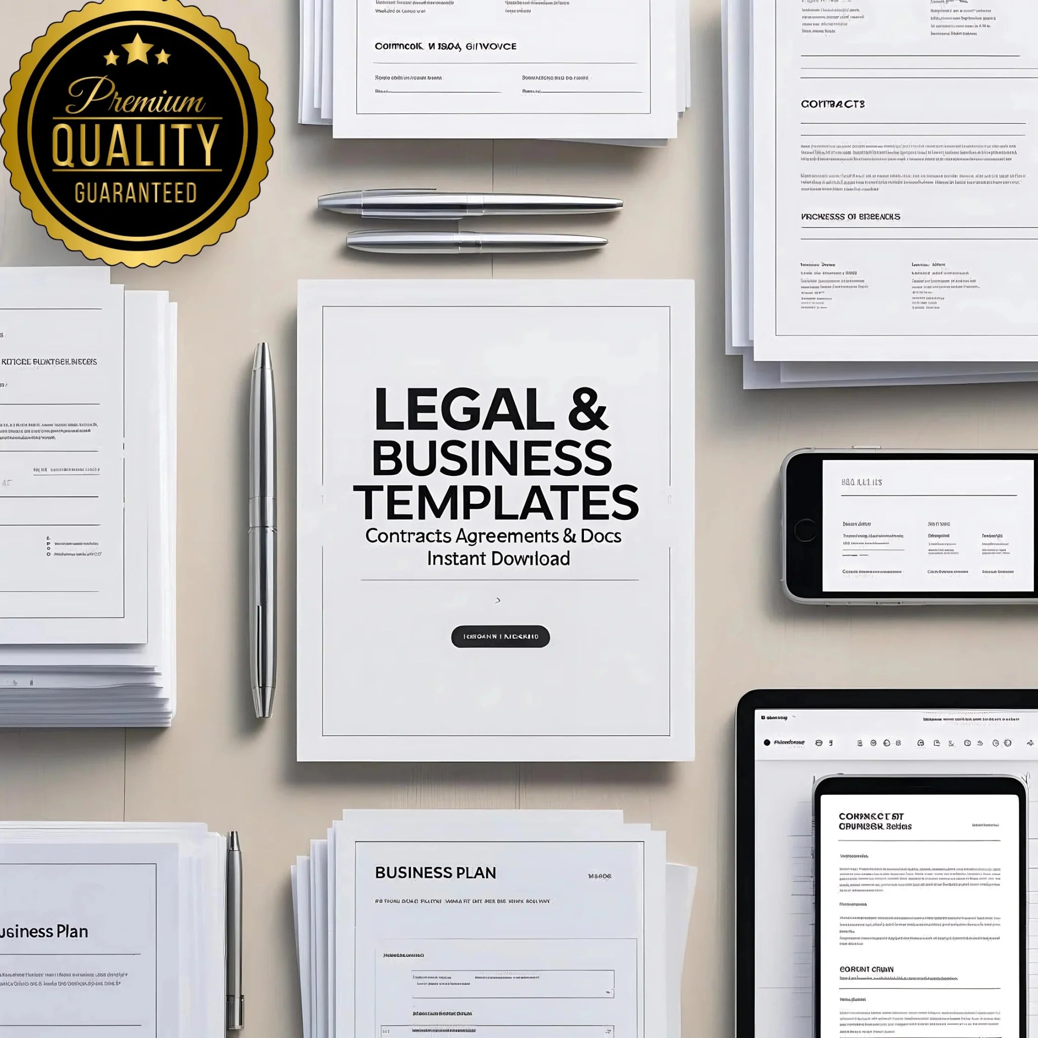 Legal & Business Templates Collection – Ready-to-Use Contracts, Agreements & Business Documents
