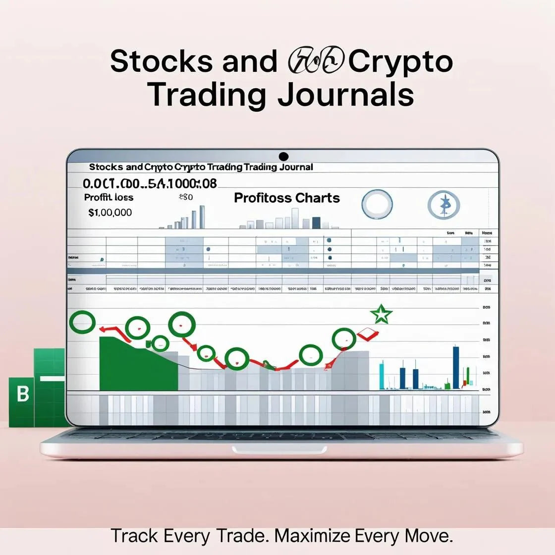 Stocks and Crypto Trading Journals – Digital Tracker for Profitable, Disciplined, and Smarter Trading