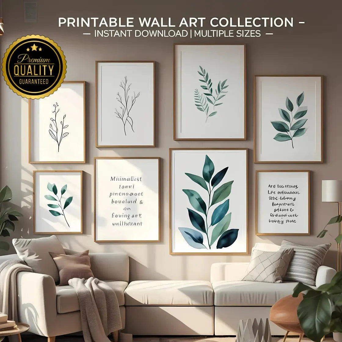 Printable Wall Art Collection – High-Quality Digital Prints for Home & Office Décor