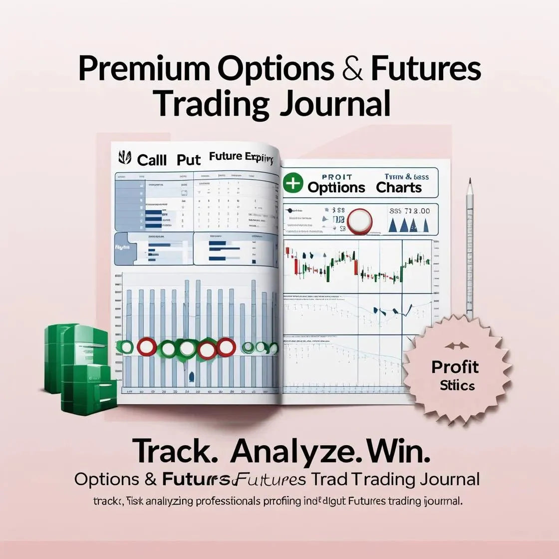 Premium Options & Futures Trading Journal – Pro Google Sheets & Excel Template for Smart Traders