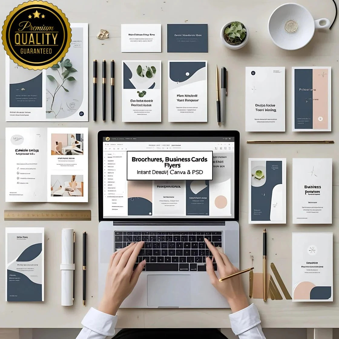 Brochures, Business Cards & Flyers Collection – Editable Print Templates for Marketing & Branding