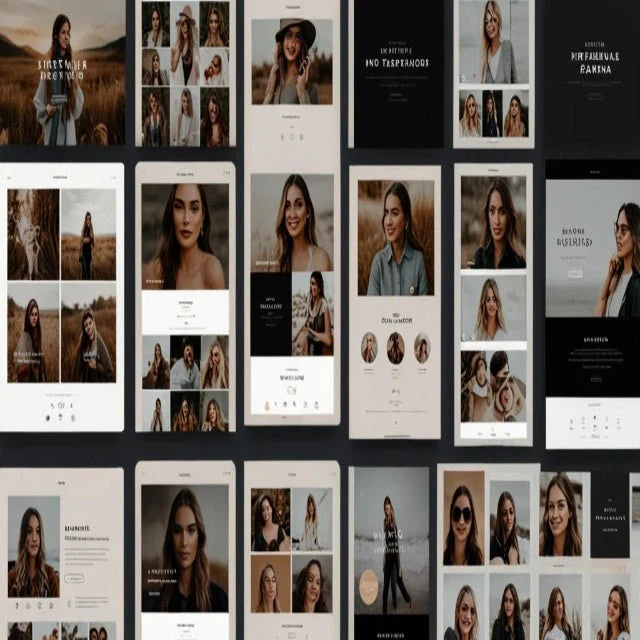 Influencer Templates – Editable Instagram, TikTok & YouTube Social Media Templates for Content Creators