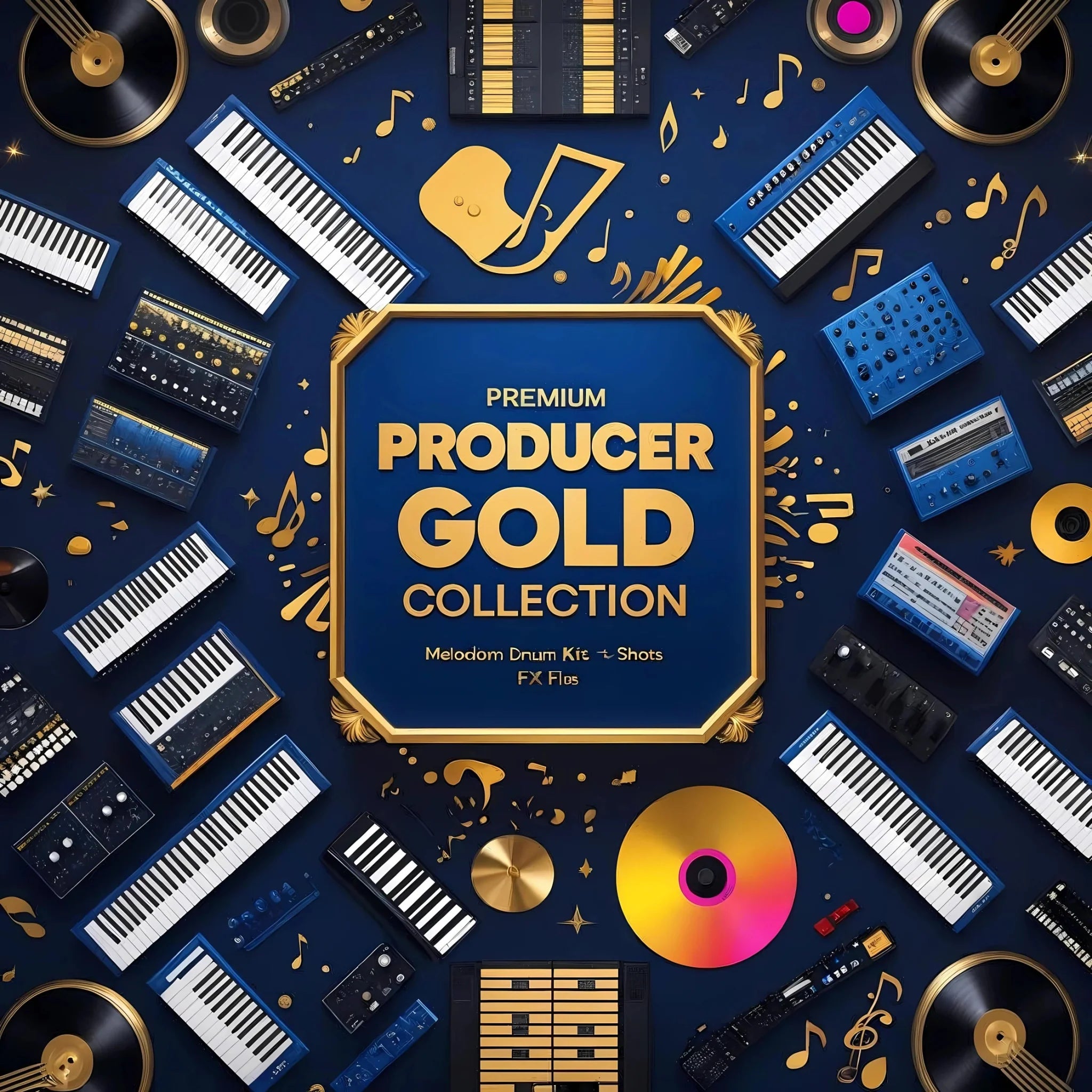 Producer Gold Collection – Ultimate Bundle of Premium Loops, Samples, Presets & Templates for Music Producers