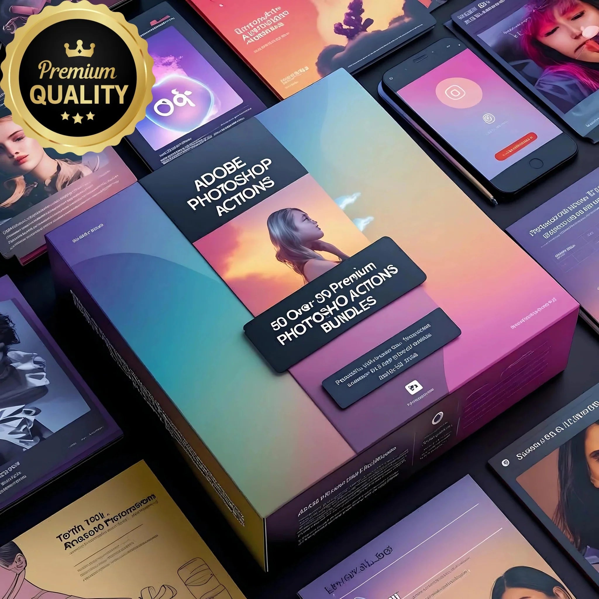 Adobe Photoshop Actions – Premium Lightroom & PS Presets & Actions for Photo Editing & Content Creation